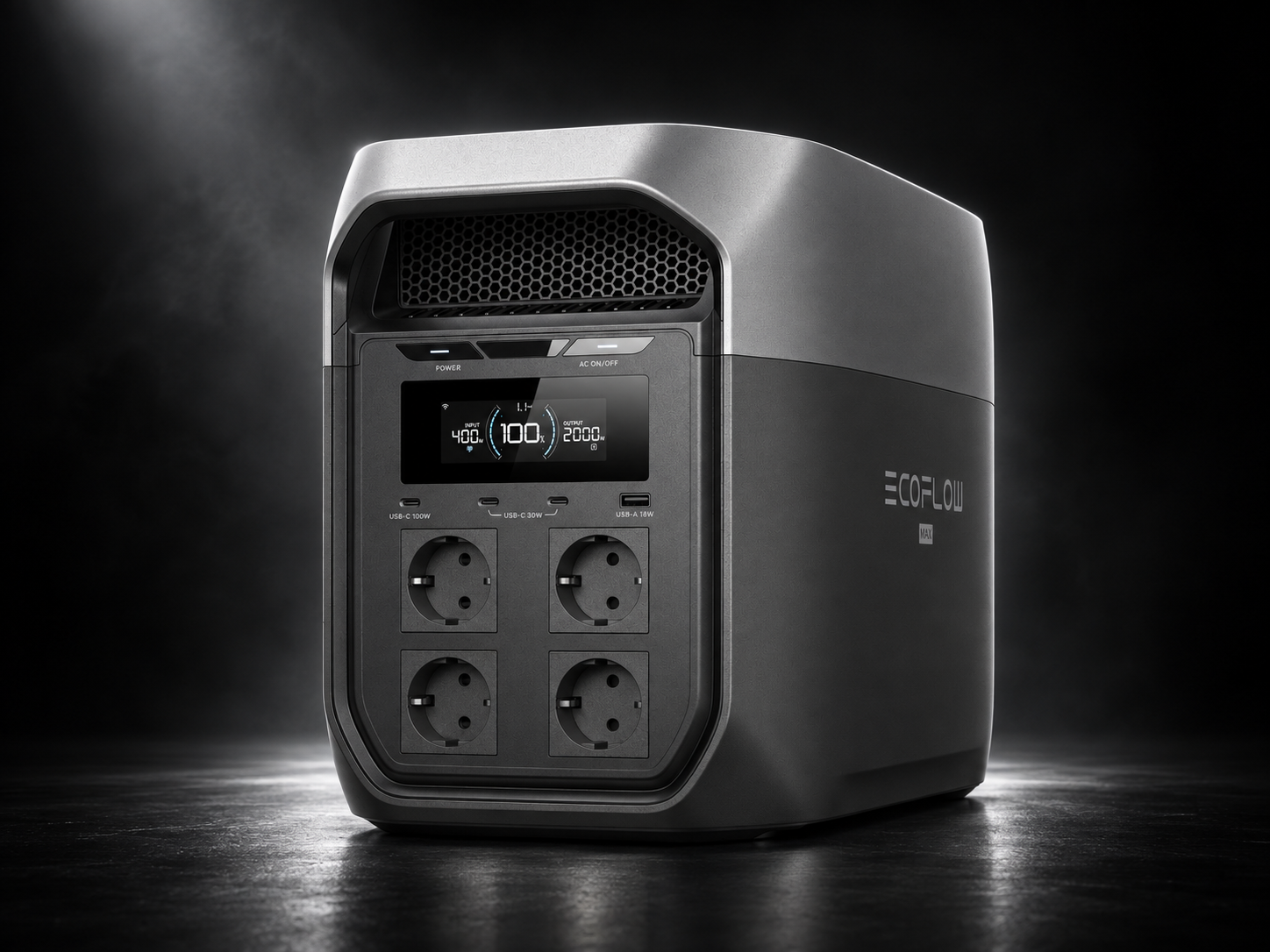 EcoFlow DELTA 3 Max — 2048 Вт·ч, 2400 Вт: цена | Стабильный Ток